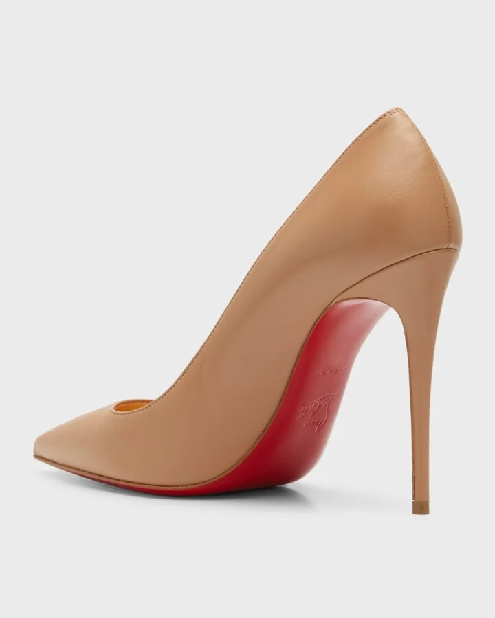 Kate 100mm Napa Red Sole Pumps - Image 2