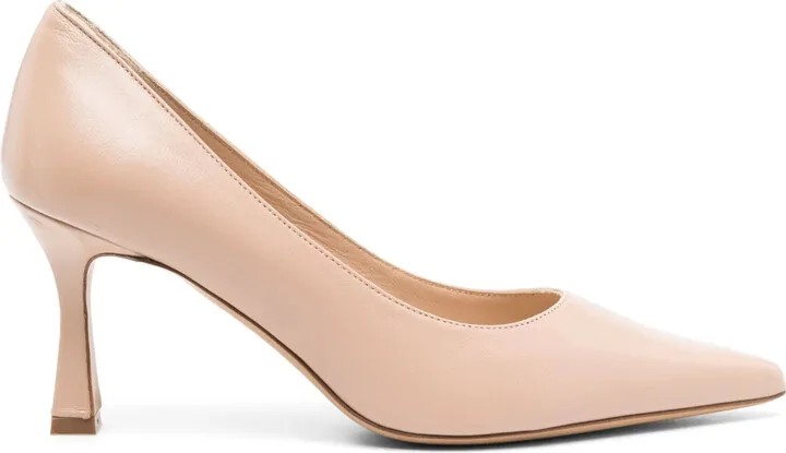 Kate 70mm leather pumps