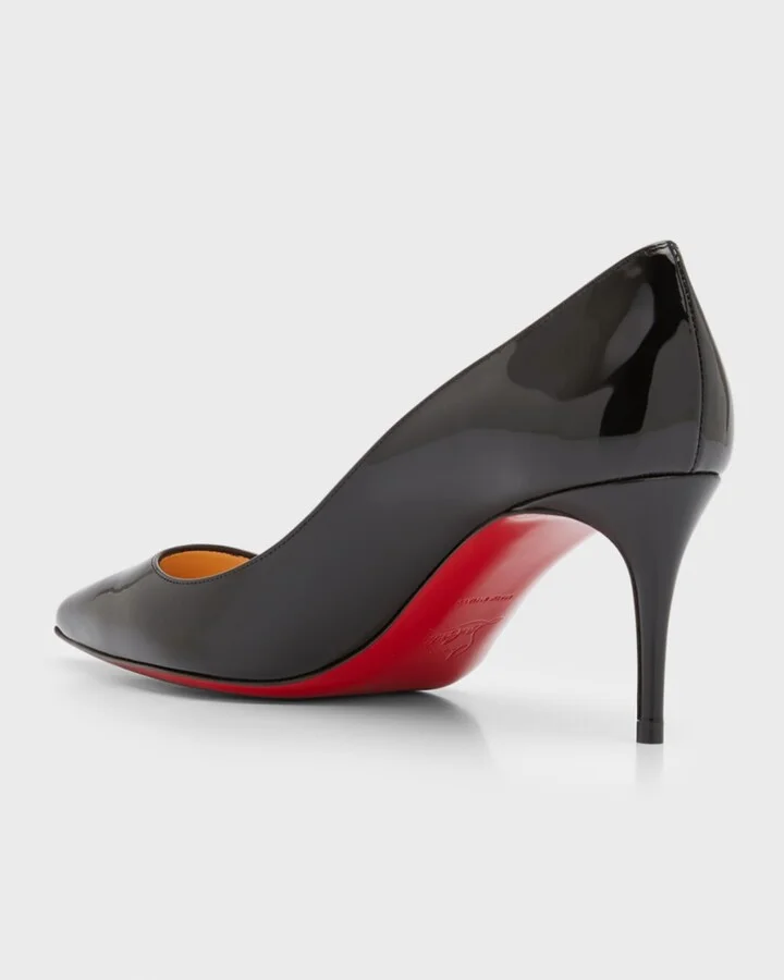 Kate 70mm Patent Red Sole Pumps - Image 7