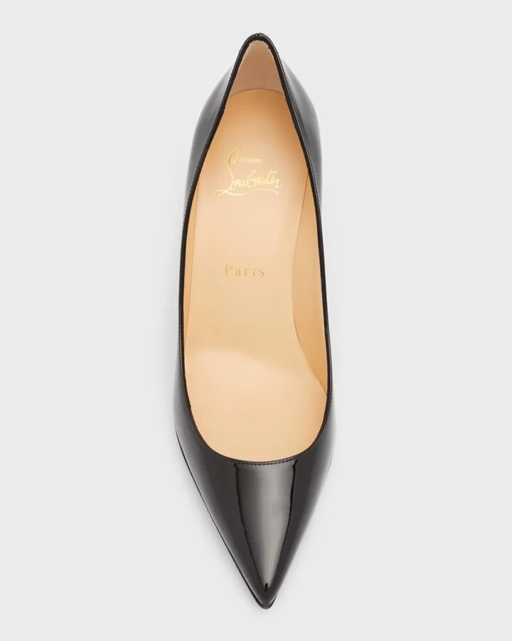 Kate 70mm Patent Red Sole Pumps - Image 9