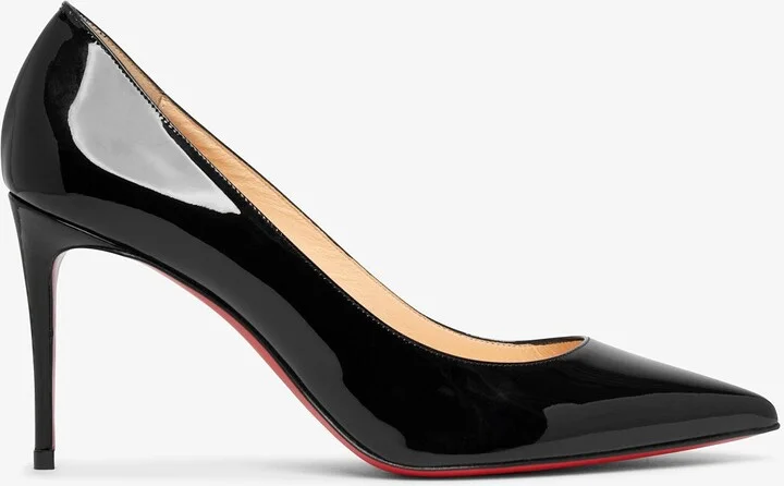 Kate 85 black patent pumps