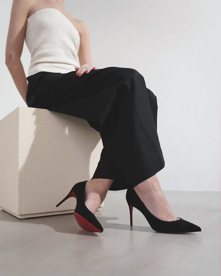 Kate 85 black suede pumps - Image 2