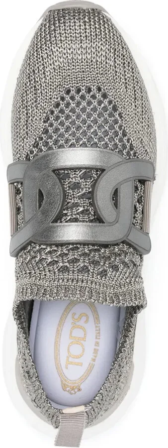 Kate crochet-knit sneakers - Image 4