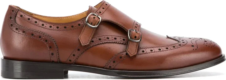 Kate leather monk shoes