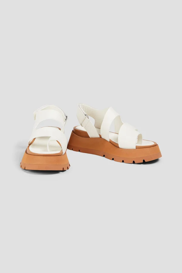Kate leather platform slingback sandals - Image 2