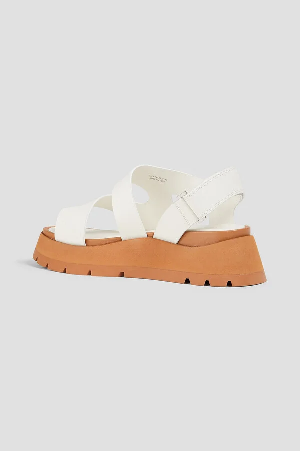 Kate leather platform slingback sandals - Image 3