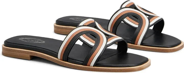 Kate leather slides - Image 2