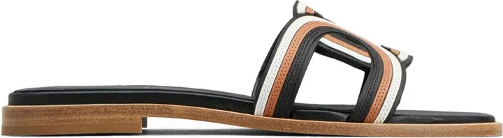 Kate leather slides