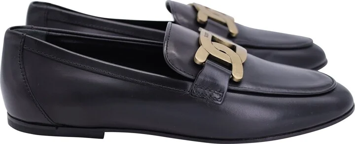 Kate Loafers in Black Leather