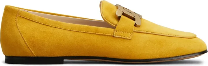 Kate logo-engraved loafers