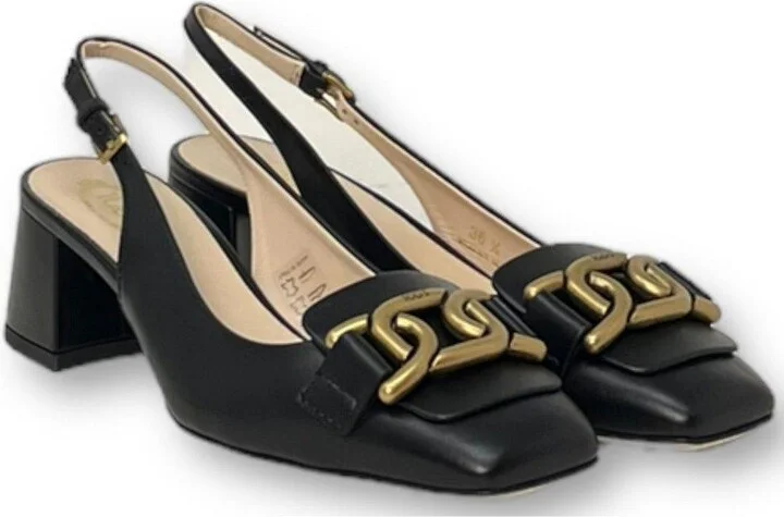 Kate Logo Plaque Slingback Pumps - Image 2
