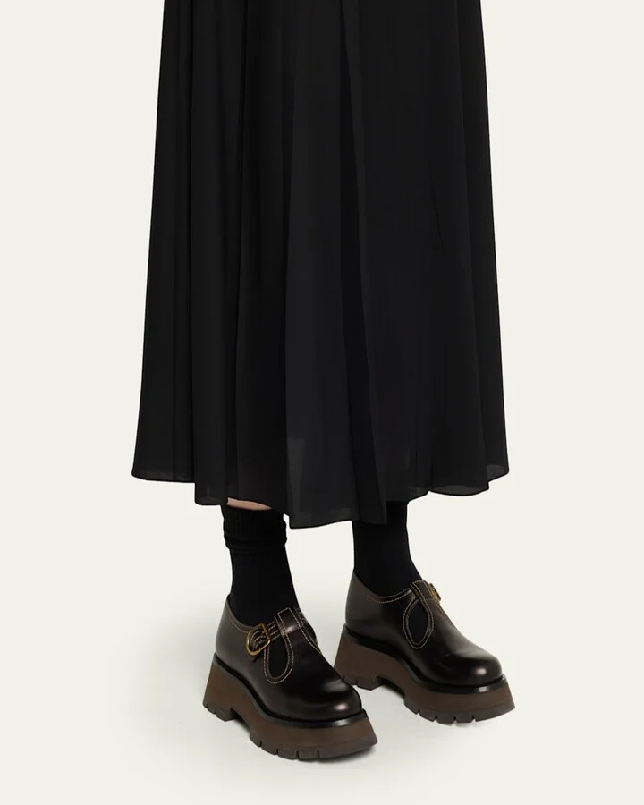 Kate Lug-Sole Mary Jane Loafers - Image 3
