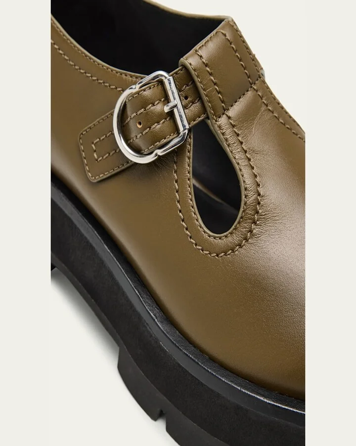 Kate Lug-Sole Mary Jane Loafers - Image 4