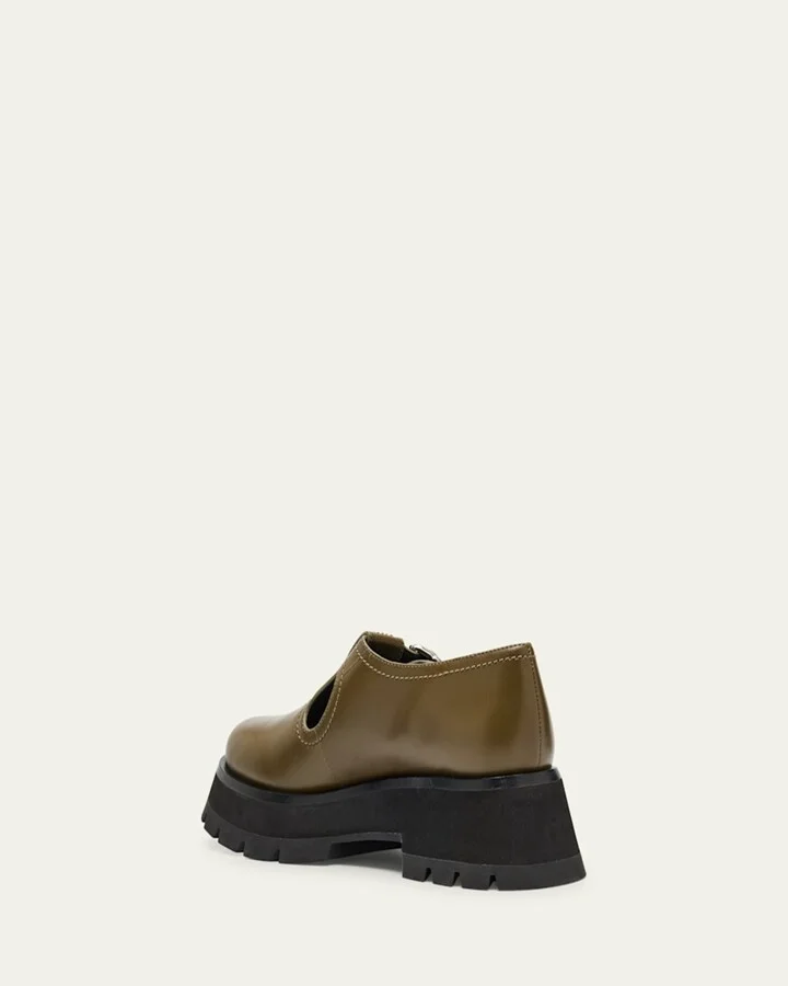 Kate Lug-Sole Mary Jane Loafers - Image 7