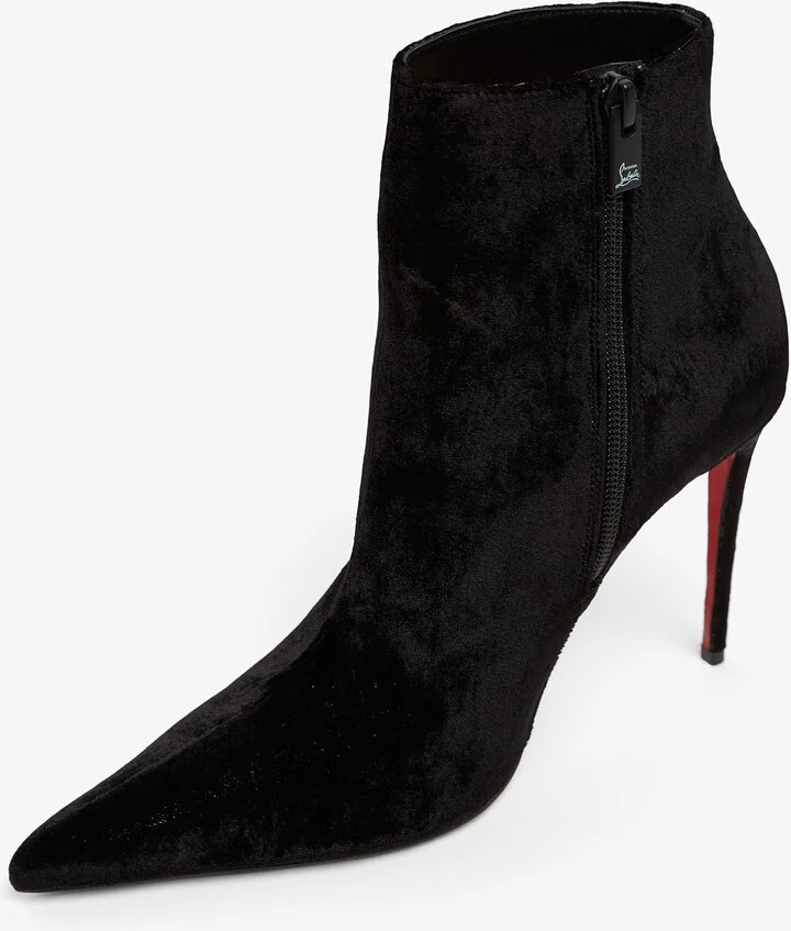 Kate Max 100 black velvet boots - Image 5