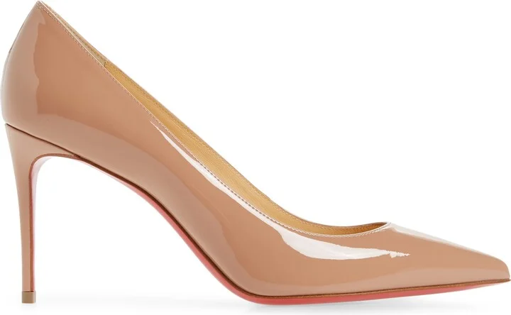 Kate Pointed Toe Patent Leather Pump - Image 3