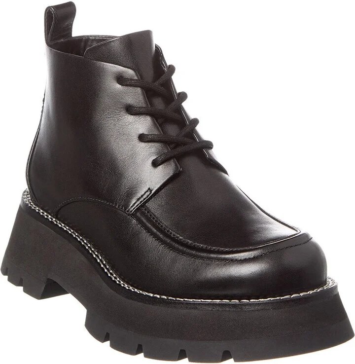 Kate Short Leather Combat Boot