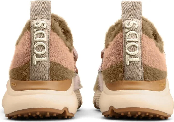 Kate slip-on faux-fur sneakers - Image 3