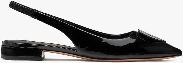 Kate Spade Lover Patent Slingback Flats