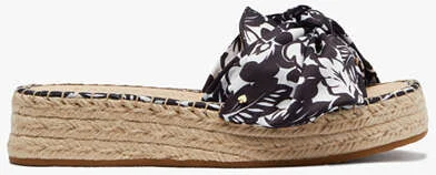 Kate Spade Lucie Tropical Foliage Espadrilles