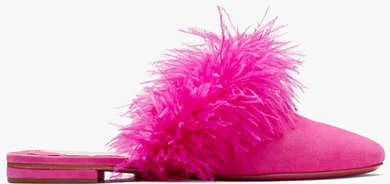 Kate Spade Marabou Mules