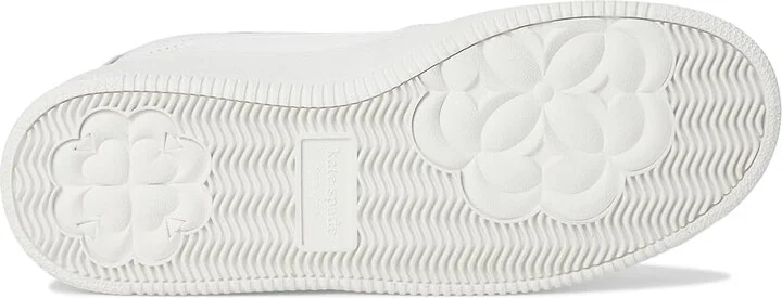 Kate Spade New York 93 Kicks Low Top Lace Up Sneaker Women's Shoes True White : 7 M, Leather - Image 3