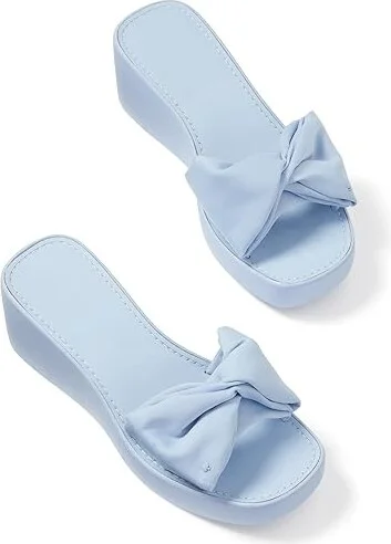 Kate Spade New York Bikini Wedge Women's Shoes North Star : 7 B - Medium, Textile