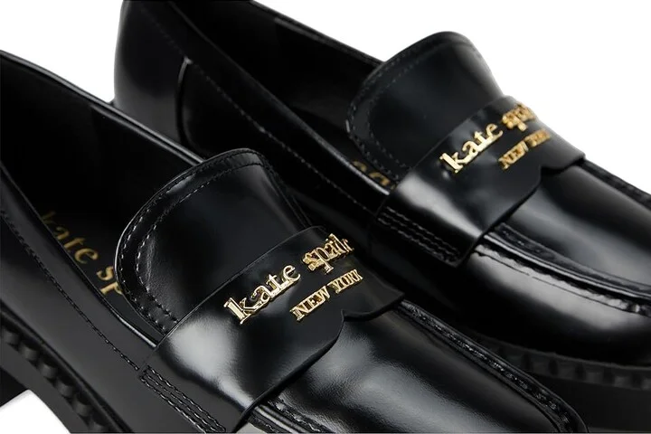 Kate Spade New York Blake Platform Loafer High Women's Heels Black : 5 M, Leather/Rubber - Image 7