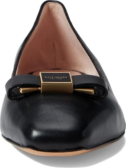 Kate Spade New York Bowdie Ballet Women's Shoes Black : 10 B - Medium, Leather - Image 2