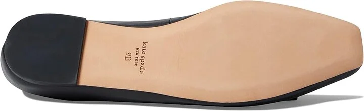 Kate Spade New York Bowdie Ballet Women's Shoes Black : 10 B - Medium, Leather - Image 3