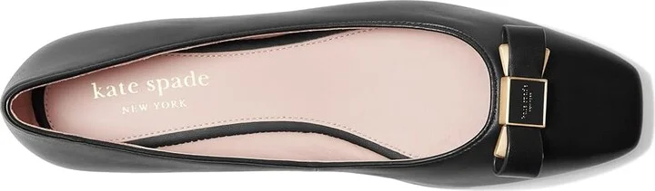Kate Spade New York Bowdie Ballet Women's Shoes Black : 10 B - Medium, Leather - Image 10