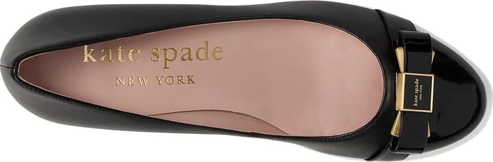Kate Spade New York Bowdie Pumps High Women's Heels Black : 5 M, Leather - Image 2