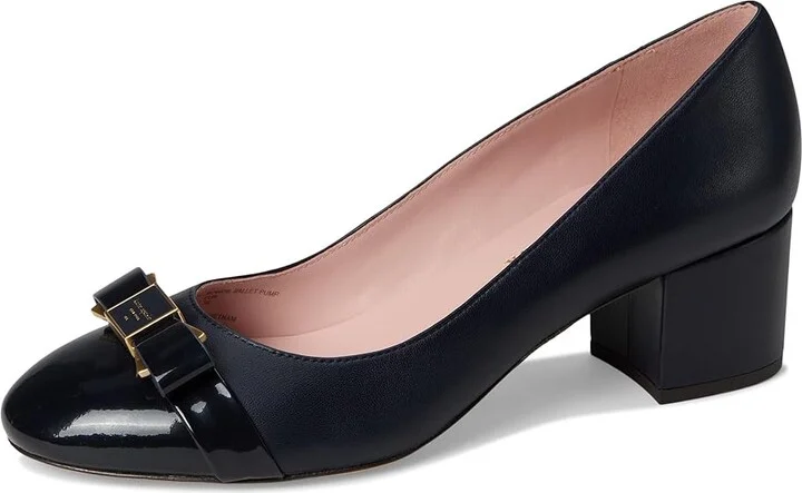Kate Spade New York Bowdie Pumps High Women's Heels Black : 5 M, Leather - Image 11