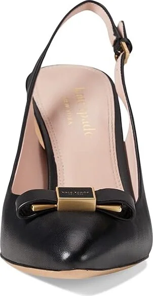 Kate Spade New York Bowdie Sling Women's Shoes Black : 11 B - Medium, Leather - Image 2