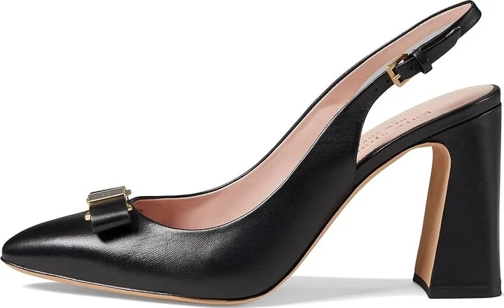 Kate Spade New York Bowdie Sling Women's Shoes Black : 11 B - Medium, Leather - Image 5