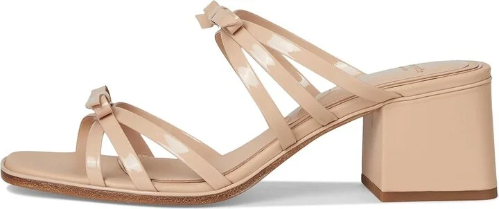 Kate Spade New York Carolina Block Heel Sandals Women's Wedge Shoes Peach Shake : 8 M, Leather - Image 6