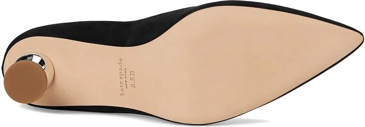 Kate Spade New York Charmer Pumps High Women's Heels Black/Silver : 11 M, Leather - Image 3