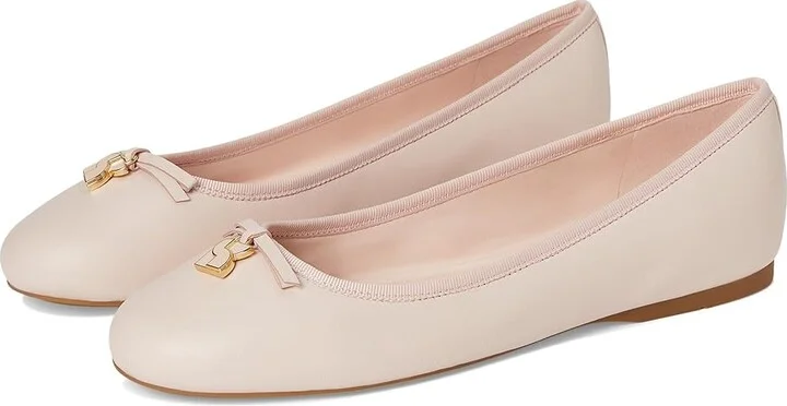 Kate Spade New York Dakota Charm Ballet Flat Women's Flat Shoes Pale Dogwood : 8.5 M, Leather