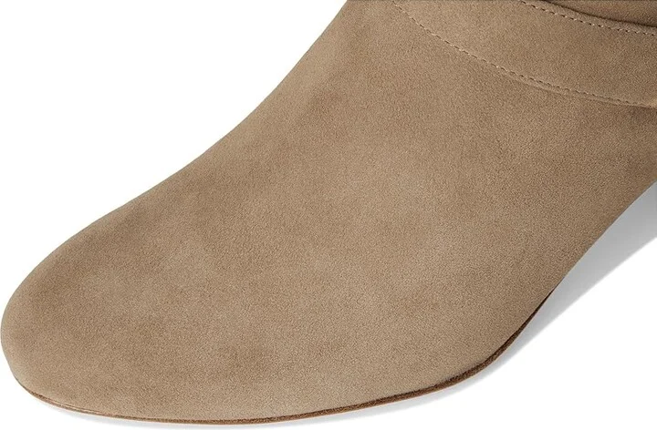 Kate Spade New York Dakota Zip Up Mid Heeled Bootie High Women's Heels Rustic Brown : 10 M, Leather - Image 2