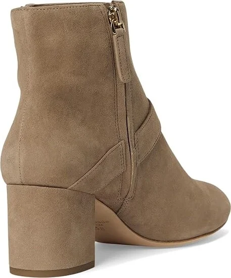 Kate Spade New York Dakota Zip Up Mid Heeled Bootie High Women's Heels Rustic Brown : 10 M, Leather - Image 4
