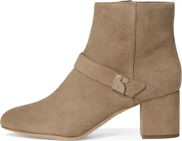 Kate Spade New York Dakota Zip Up Mid Heeled Bootie High Women's Heels Rustic Brown : 10 M, Leather - Image 6