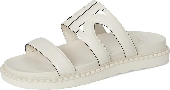 Kate Spade New York Duo Footbed Sandal Women's Wedge Shoes Black : 7.5 M, Leather - Image 11