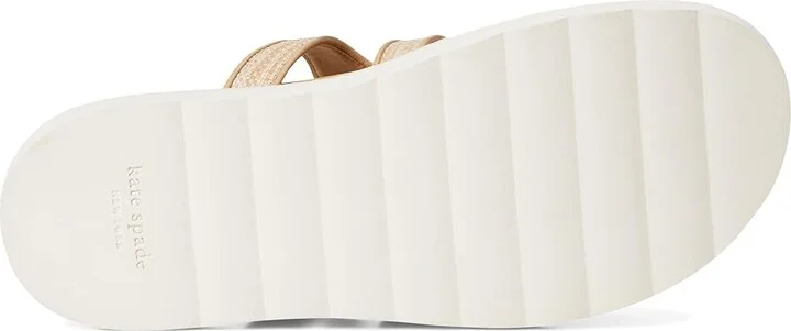 Kate Spade New York Duo Raffia Sport Sandals Women's Sandals Natural : 8 B - Medium, Leather - Image 3