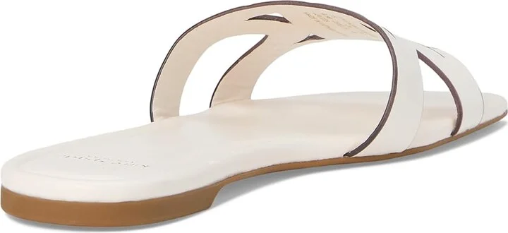 Kate Spade New York Duo Slide Sandal Women's Wedge Shoes Cream : 5 M, Leather/Rubber - Image 4