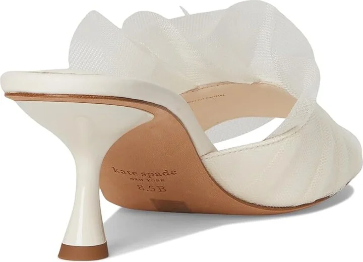 Kate Spade New York Flourish Women's Sandals Cream : 10 M, Leather - Image 4