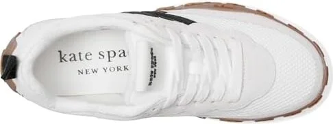Kate Spade New York K As In Kate Lace Up Sneakers Women's Shoes True White : 7.5 M, Leather - Image 2