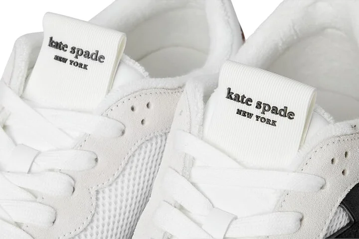 Kate Spade New York K As In Kate Lace Up Sneakers Women's Shoes True White : 7.5 M, Leather - Image 7
