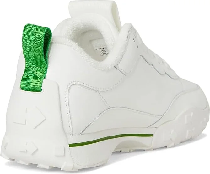 Kate Spade New York K As In Kate Smooth Leather Runner Women's Shoes True White/ KS Green : 7 M - Image 4