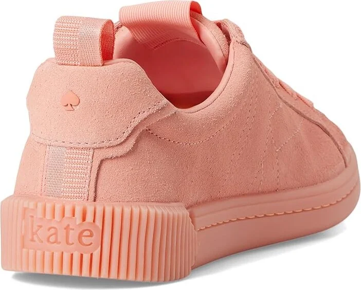 Kate Spade New York K As In Kate Suede Court Sneaker Women's Shoes Setting Sun : 8 B - Medium, Leather - Image 4