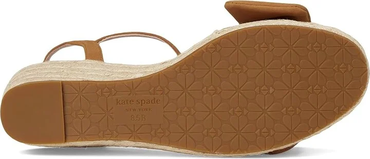 Kate Spade New York Leandra Espadrille Wedge Sandal Women's Wedge Shoes Bungalow : 6 M, Leather - Image 3